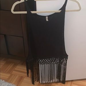 Fringe tank top